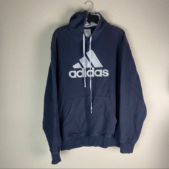 Adidas Hoodie Jacket Mens Size Large - Picture 1 of 8